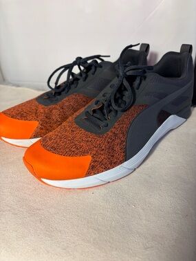 Puma Orange and Black Men's Running Shoes